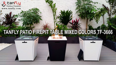 TANFLY PATIO STÓŁ KOMINKOWY MIESZANE KOLORY TF-3666