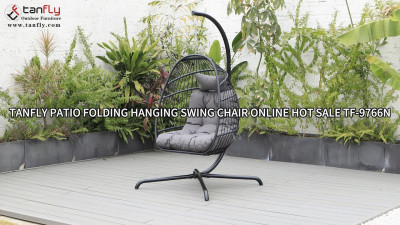 Tanfly Patio składane wiszące krzesło obrotowe w Internecie gorąca sprzedaż TF-9766n
