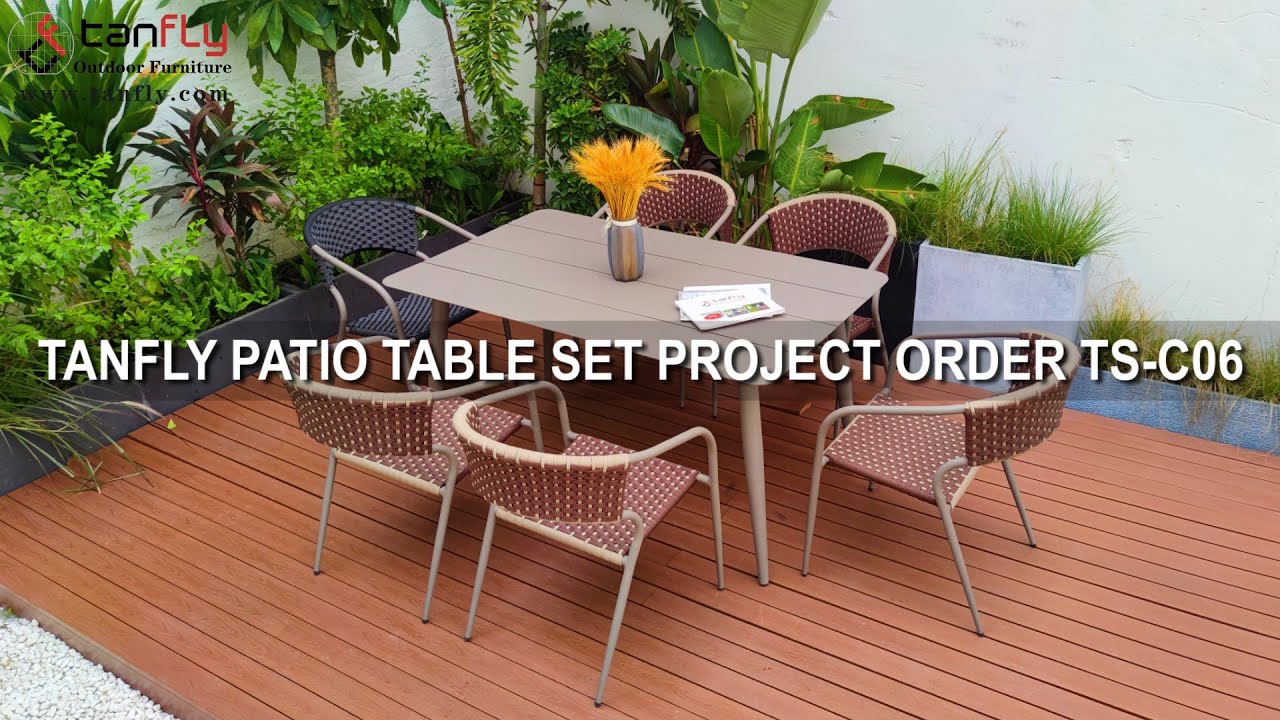 НАБОР СТОЛОВ TANFLY PATIO ЗАКАЗ ПРОЕКТА TS-C06