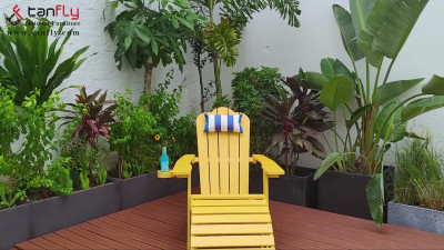 כרית כיסא ADIRONDACK מעץ פאטיו TANFLY POLY