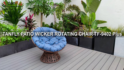 TANFLY PATIO WIKLINOWE OBROTOWE KRZESŁO TF-9402 Plus