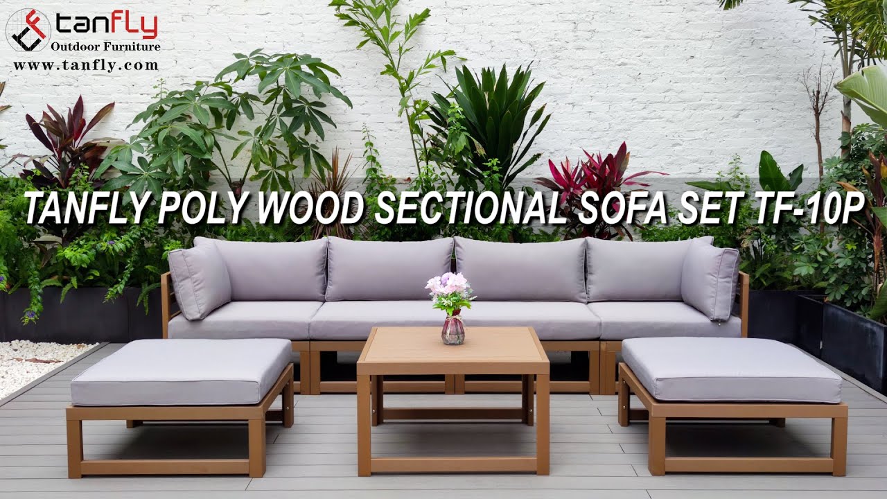 КОМПЛЕКТ СЕКЦИОННЫХ ДИВАНОВ TANFLY POLY WOOD TF-10P