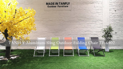 TANFLY 알루미늄 슬링 야외 접이식 의자 TF 6402
