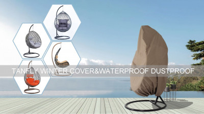 Housse d'hiver Tanfly Deluxe Furniture adaptée à la plupart des chaises pivotantes simples