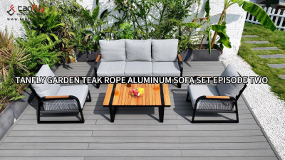 Tanfly Have Teak Reb Aluminum Sofa Sæt Episode To