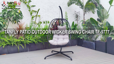 TANFLY PATIO ZEWNĘTRZNY WIKLINOWY HUŚTAWKA TF-9777