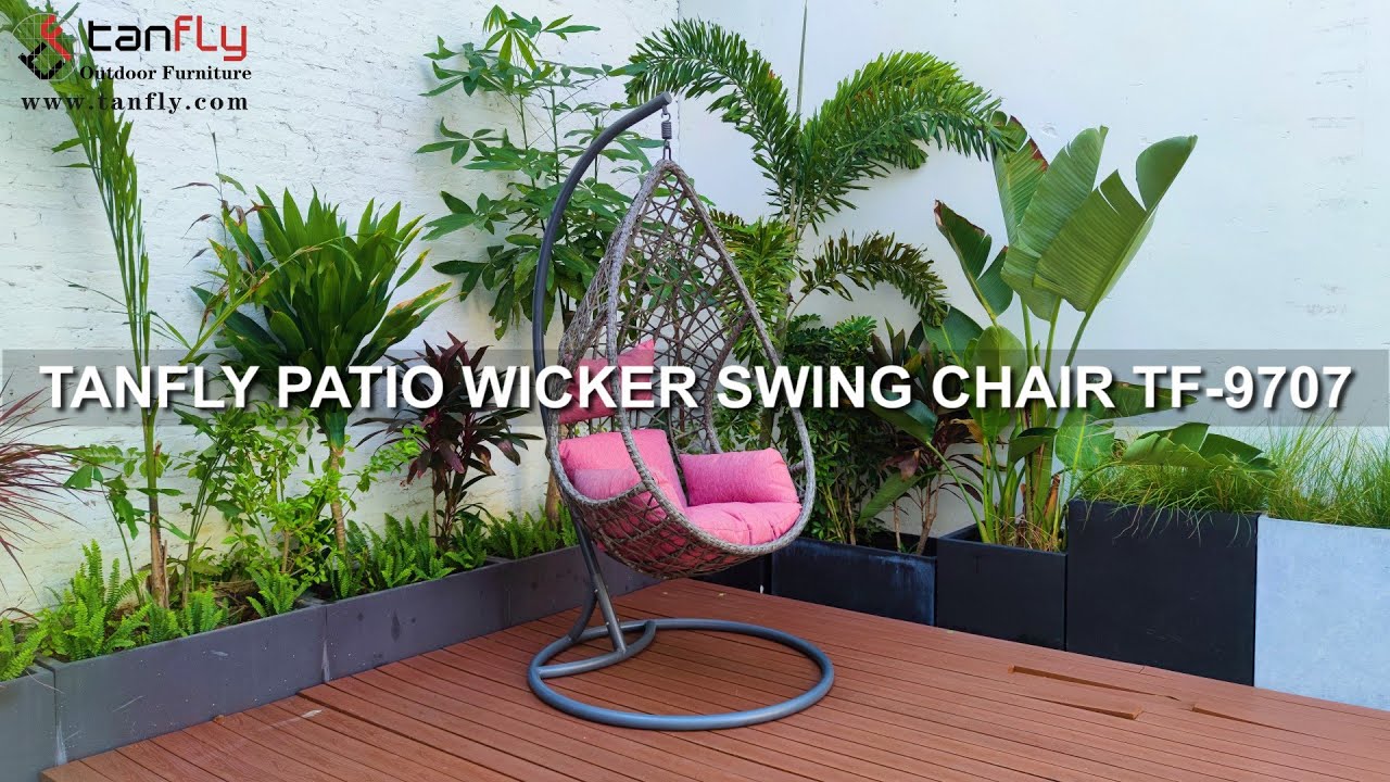 TANFLY PATIO ПЛЕТЕНЫЙ КРЕСЛО-КАЧЕСТВО TF-9707