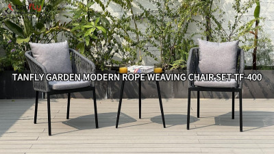 Tanfly Garden Moderne Rebvævestolesæt TF-400