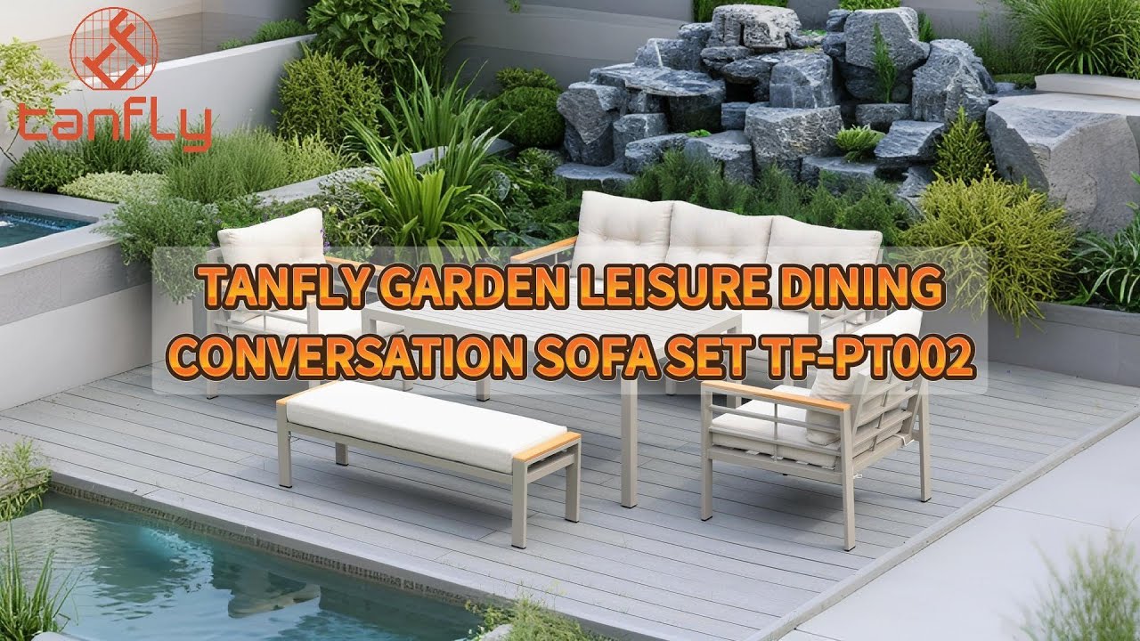 ชุดโซฟารับแขกสำหรับรับประทานอาหารและพักผ่อนในสวน Tanfly TF-PT002