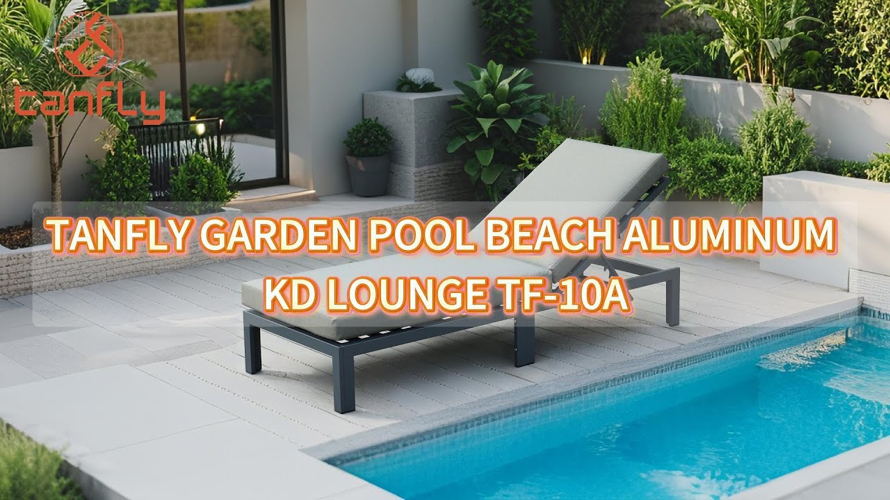 สระว่ายน้ำกลางแจ้ง Tanfly Garden Pool Beach อลูมิเนียม รุ่น Kd Lounge TF-10A