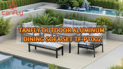 Обеденный диван Tanfly Outdoor из алюминия TF-PT002