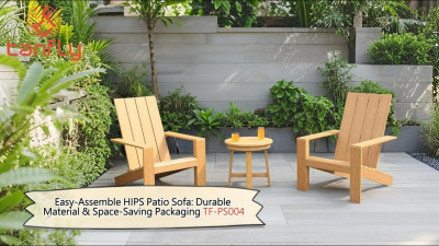 โซฟาสนาม HlPS ประกอบง่าย: วัสดุทนทานและบรรจุภัณฑ์ประหยัดพื้นที่ TF-PS004