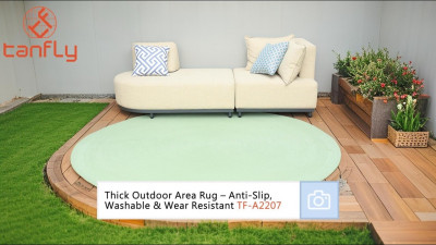 พรมปูพื้นกลางแจ้งหนา - กันลื่น ซักได้ และทนทานต่อการสึกหรอ TF-A2207