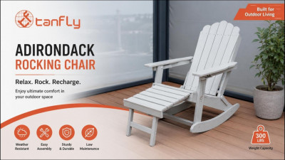 เปลี่ยนโฉมลานบ้านของฉันด้วยเก้าอี้ Adirondack พับได้ทำจาก HDPE รุ่น TF-3502