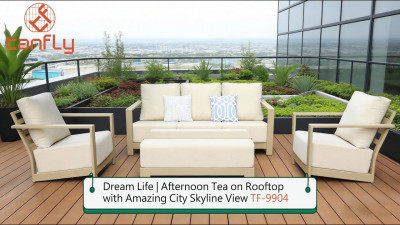Vie de rêve | Thé de l'après-midi sur un toit-terrasse avec vue imprenable sur la ville TF-9904
